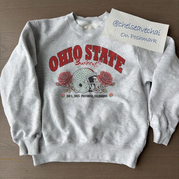 Retro Ohio State Buckeyes Football Sweatshirt Ohio State University Shirt tee - Picture 1 of 2